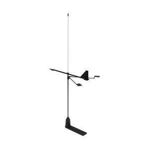 shk-yhk-stainless-steel-antenna-with-weather-vane-and-flat-bracket-shakespeare-0-89m-3db-black-one-size